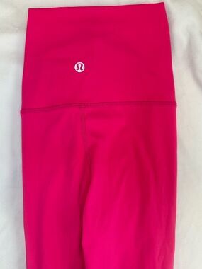 Lululemon Align High Rise Leggings Passionate Pink Size 10 25” Nulu Yoga